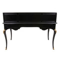 Louis XV Style Black Lacquered Writing Desk