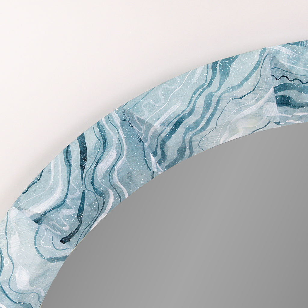 Blue Piranesi Mirror