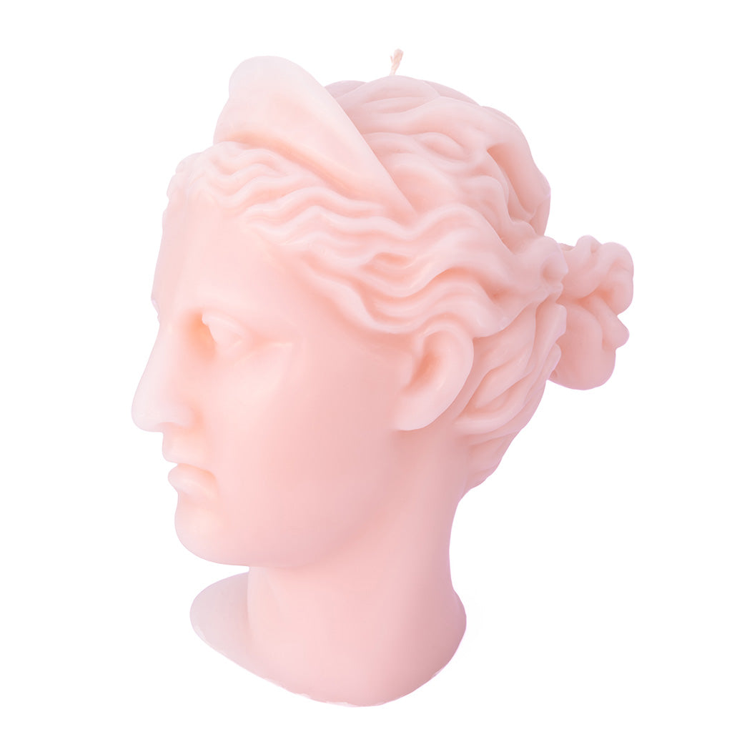 Pink Diana Candle Bust Large