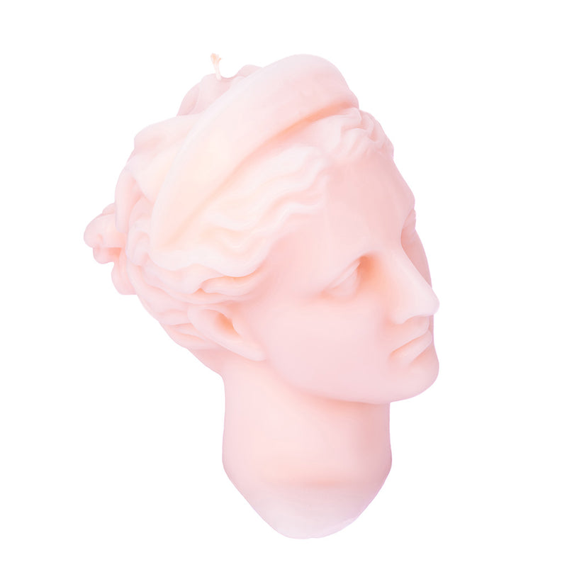 Pink Diana Candle Bust Large