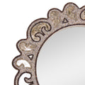 Mica And Shell Mirror