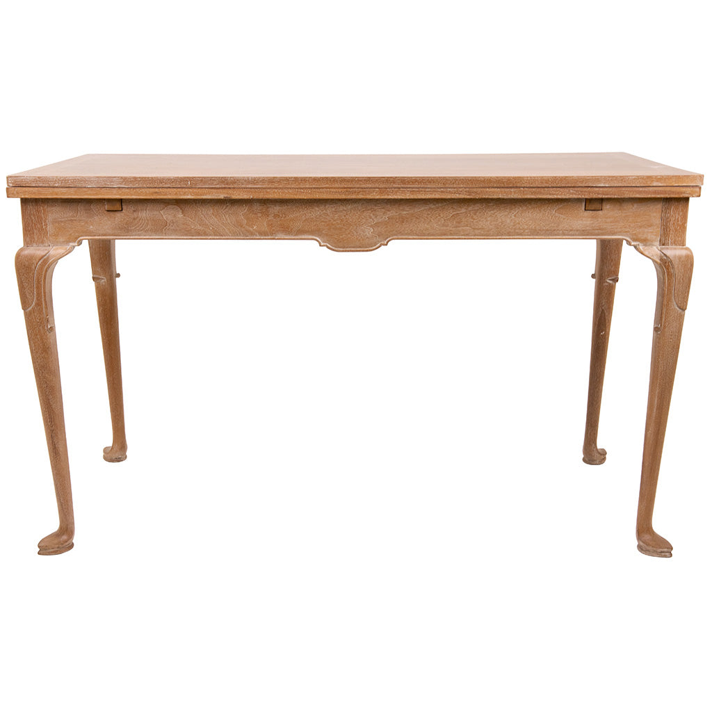 Cerused Oak Expandable Table or Desk in the Style of Grosfeld House