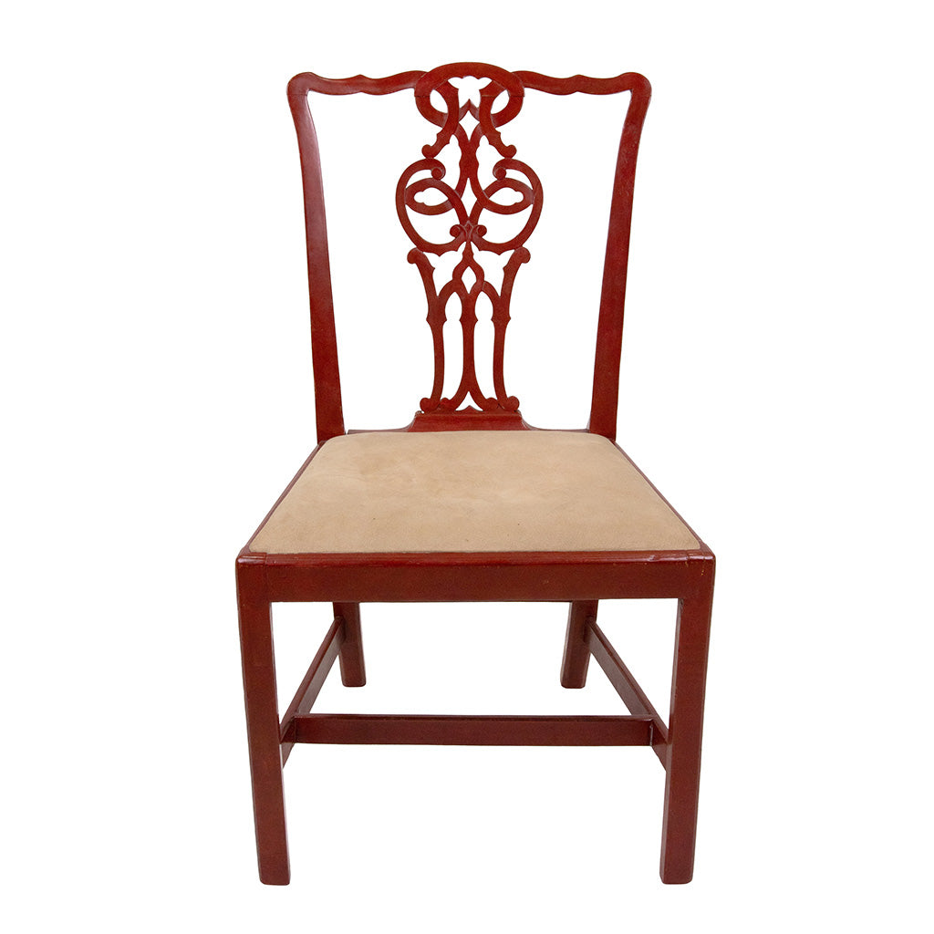 Set of 12 Chippendale Style Dining Chairs