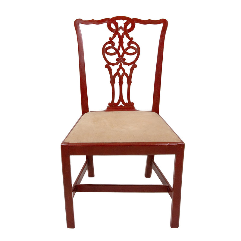 Set of 12 Chippendale Style Dining Chairs