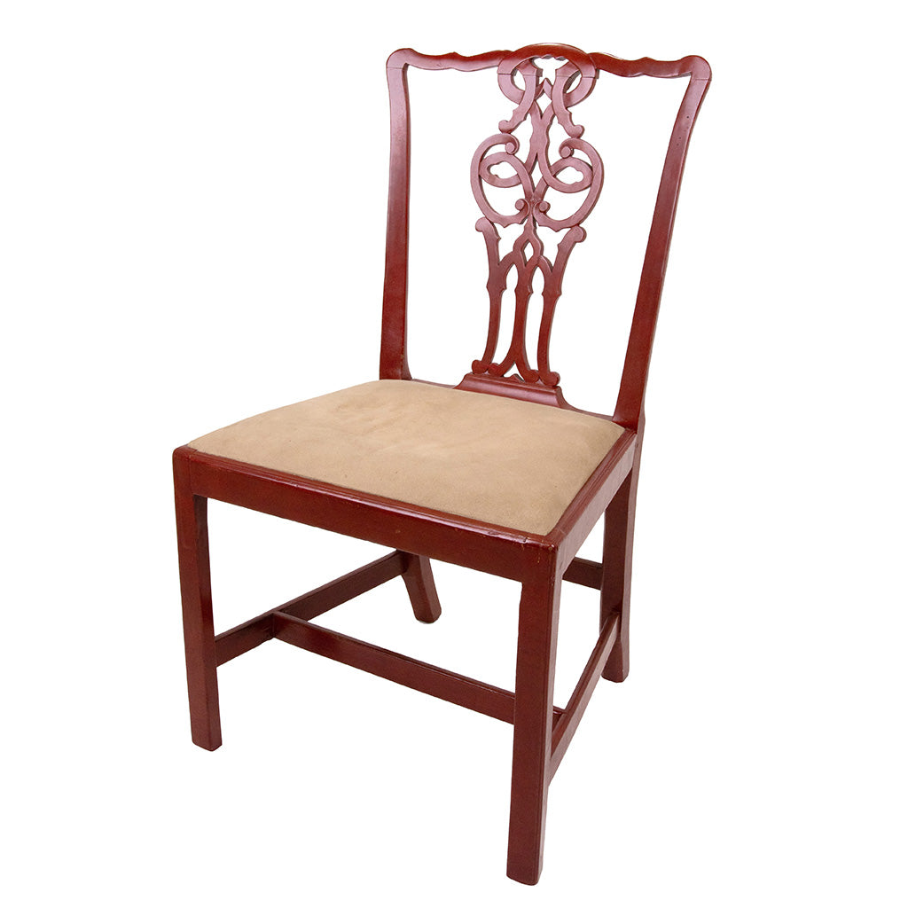 Set of 12 Chippendale Style Dining Chairs