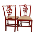 Set of 12 Chippendale Style Dining Chairs