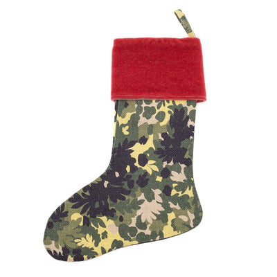 Verdure Camo with Red Mohair Trim
