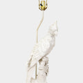 A Blanc de Chine Porcelain Cockatiel Lamp