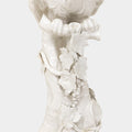 A Blanc de Chine Porcelain Cockatiel Lamp