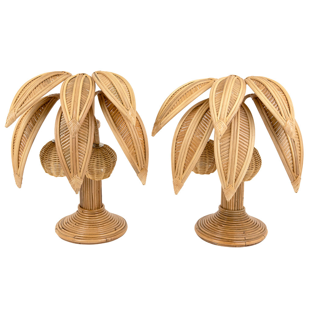 Pair of Coconut Table Lamps