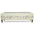 Devon Bench in Fiandre Linen and Palampore Stripe