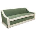 Devon Sofa in Fiandre Linen and Palampore Stripe