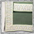Devon Sofa in Fiandre Linen and Palampore Stripe