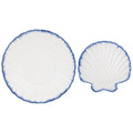 Shell Dessert & Dinner Plate Set