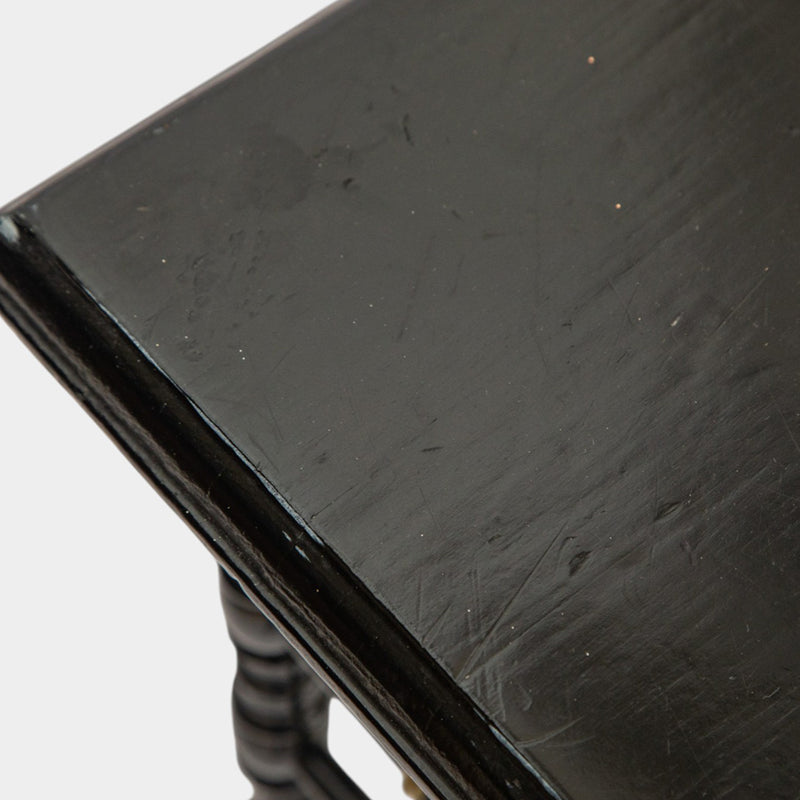 Very Rare E.W. Godwin Style Ebonized Side Table