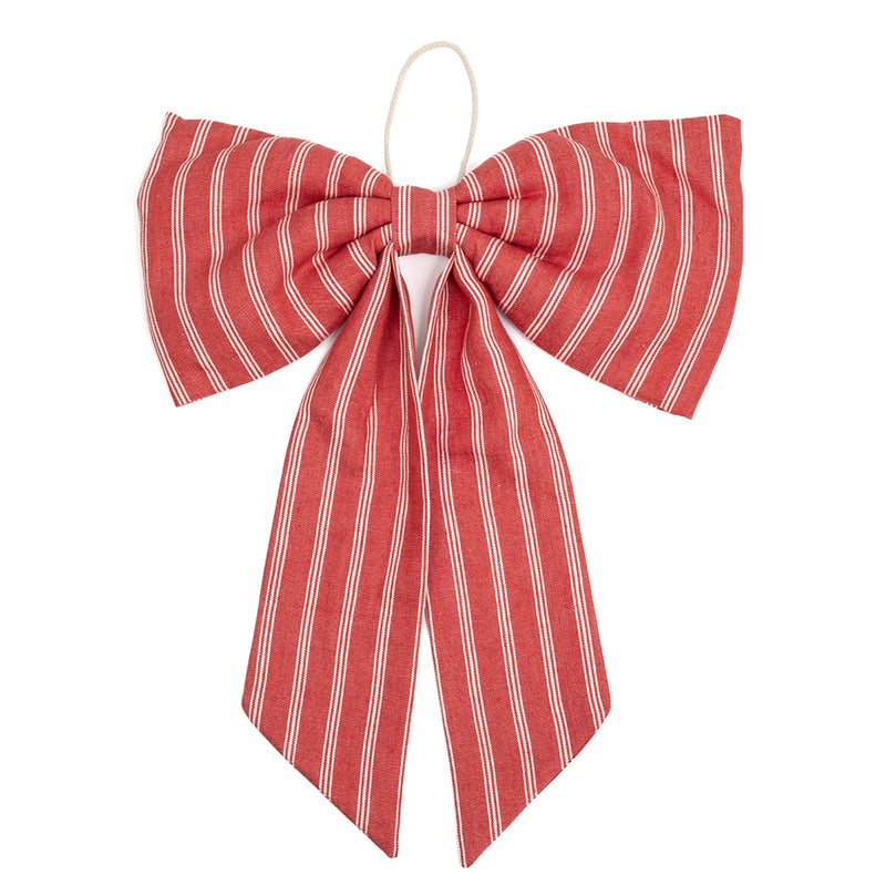 Oversized Handmade Linen Bow