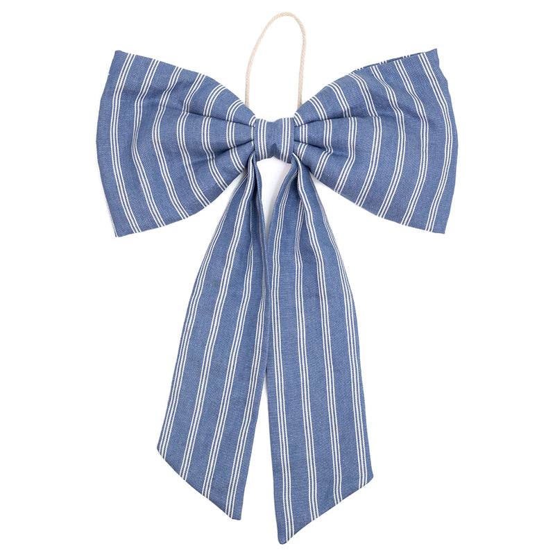 Oversized Handmade Linen Bow