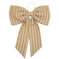 Oversized Handmade Linen Bow