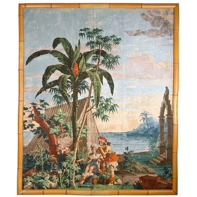 Bamboo Framed Wallpaper Panel by Dufour