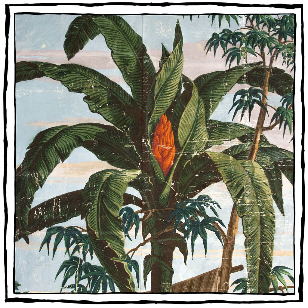 Bamboo Framed Wallpaper Panel by Dufour