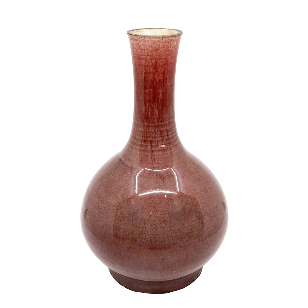 A Flambé Glazed Bottle-Neck Shaped Vase