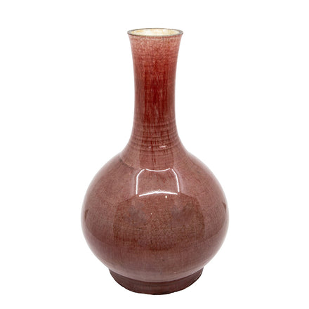 A Flambé Glazed Bottle-Neck Shaped Vase