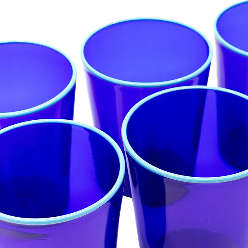 Blue Mare Glasses (Set of Six)