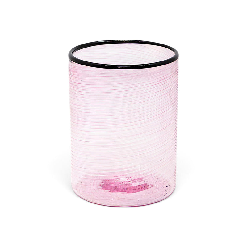 Fizzy Pink Water Glasses (Set of Six)