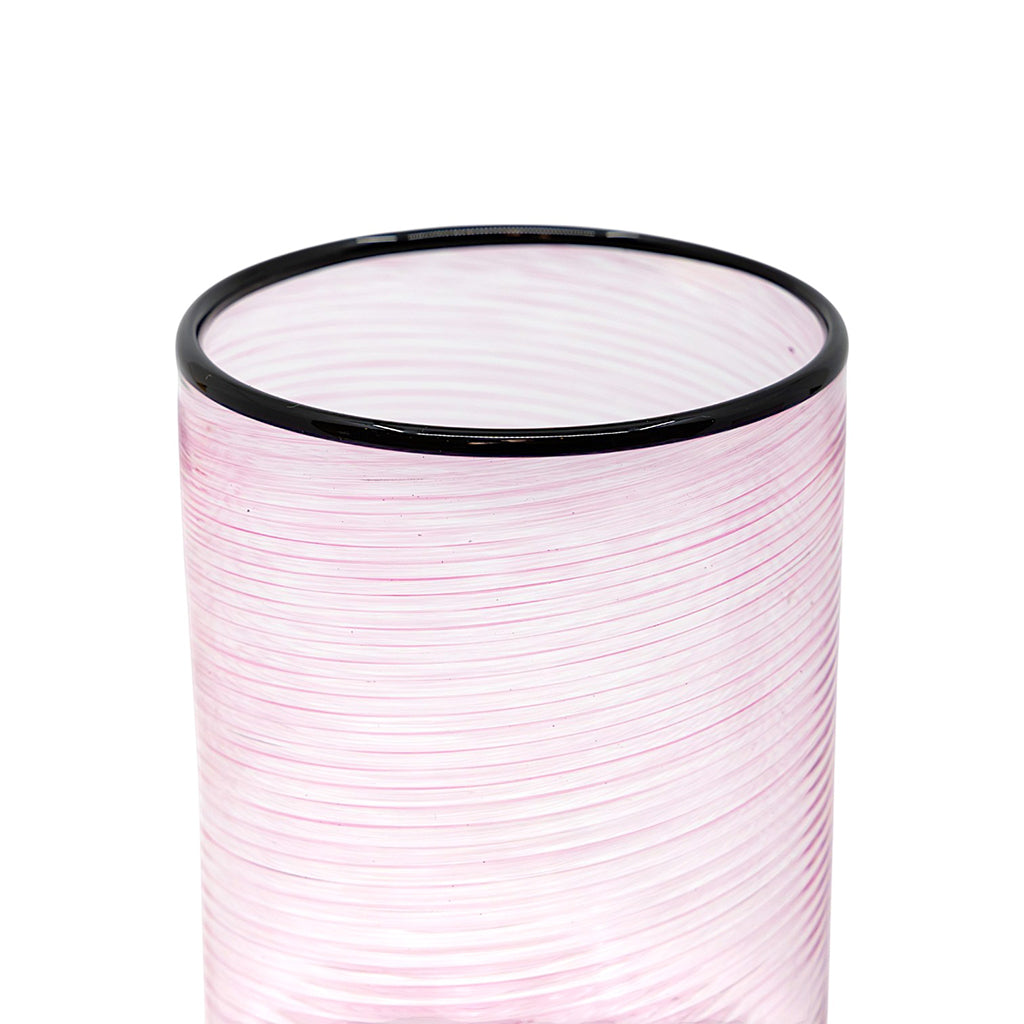 Fizzy Pink Water Glasses (Set of Six)