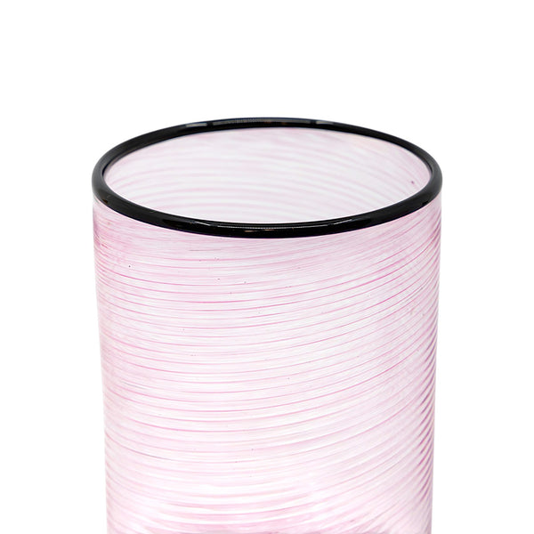 Fizzy Pink Water Glasses (Set of Six)