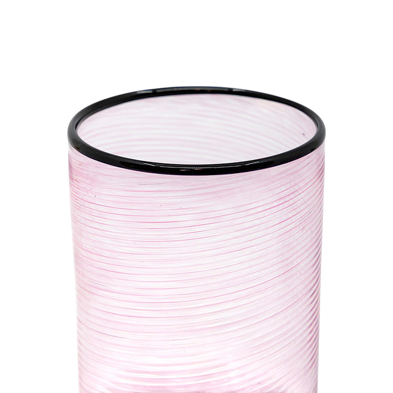 Fizzy Pink Water Glasses (Set of Six)