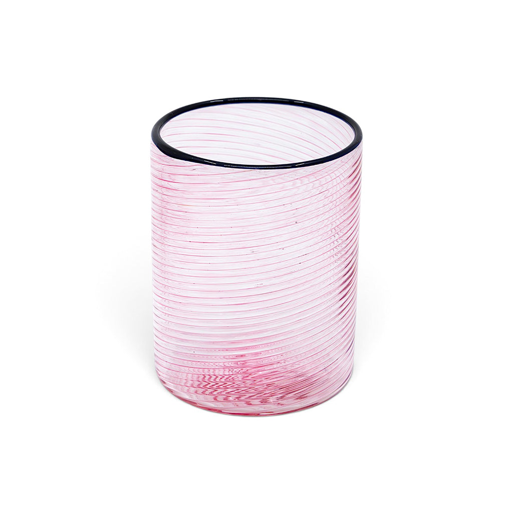 Fizzy Pink Wine Glasses (Set of Six)