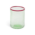 Fizzy Green Wine Glasses (Set of Six)