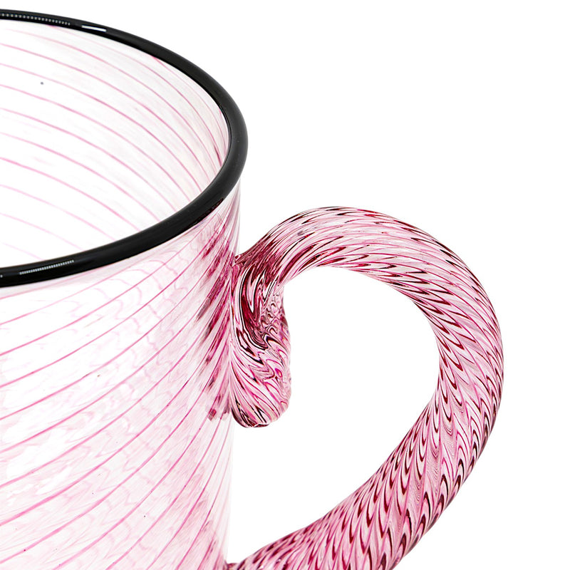 Pink Fizzy Handle Jug
