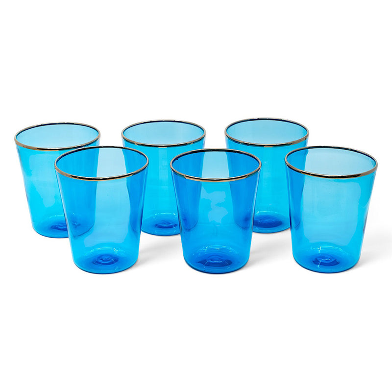 Vaso Blue Glasses (Set of Six)
