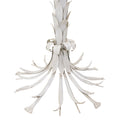 Palm Shaped Gilt and White Lacquered Gilt Electrified Sculpture