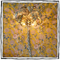 Palm Shaped Gilt and White Lacquered Gilt Electrified Sculpture
