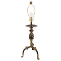 Pair of Gilt Metal Japanned Table Lamps