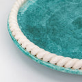 Green Ceramic Serving Plate