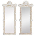 Pair of Grotto-Style Mounted Wall Mirrors with Natural Shells