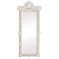 Pair of Grotto-Style Mounted Wall Mirrors with Natural Shells