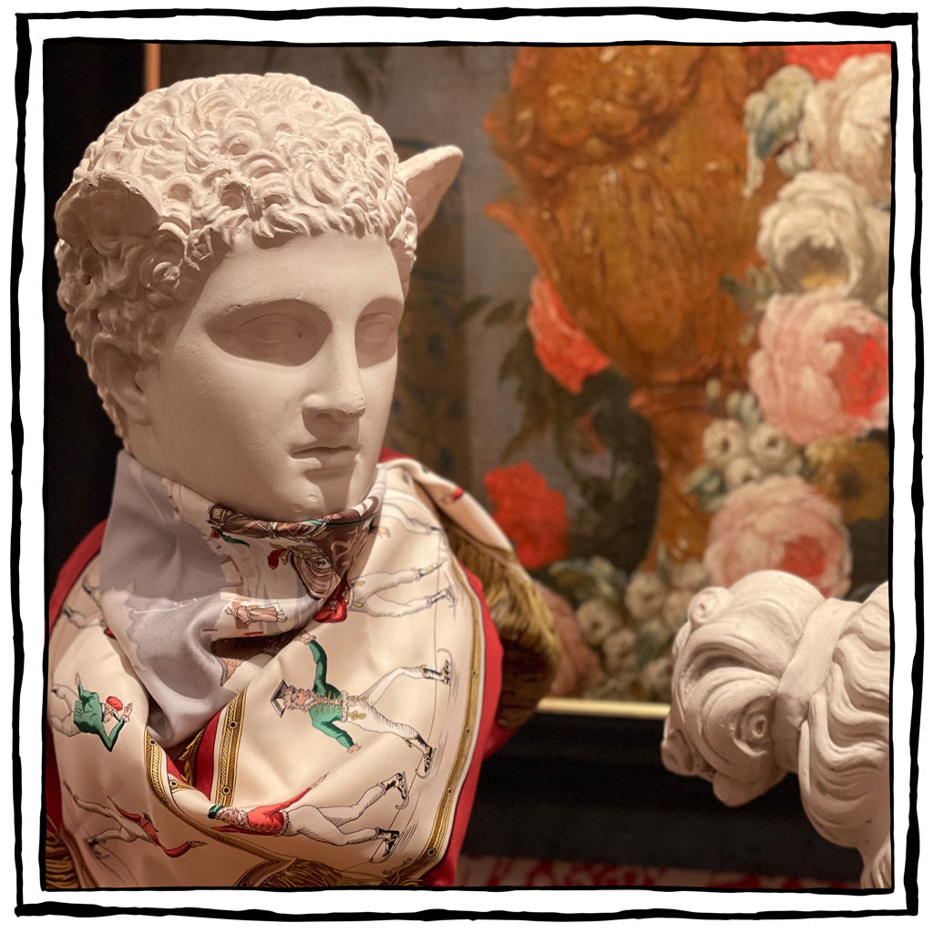 Vintage Plaster Bust of Hermes