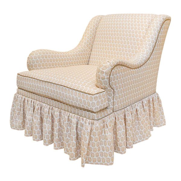 Lancaster Club Chair in Jodhpur in Natural and Toast