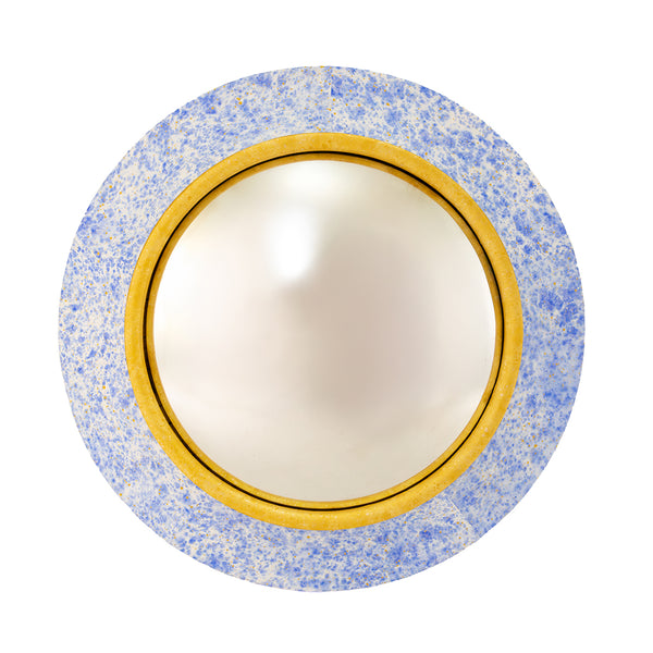 Lapis Lazuli Convex Mirror