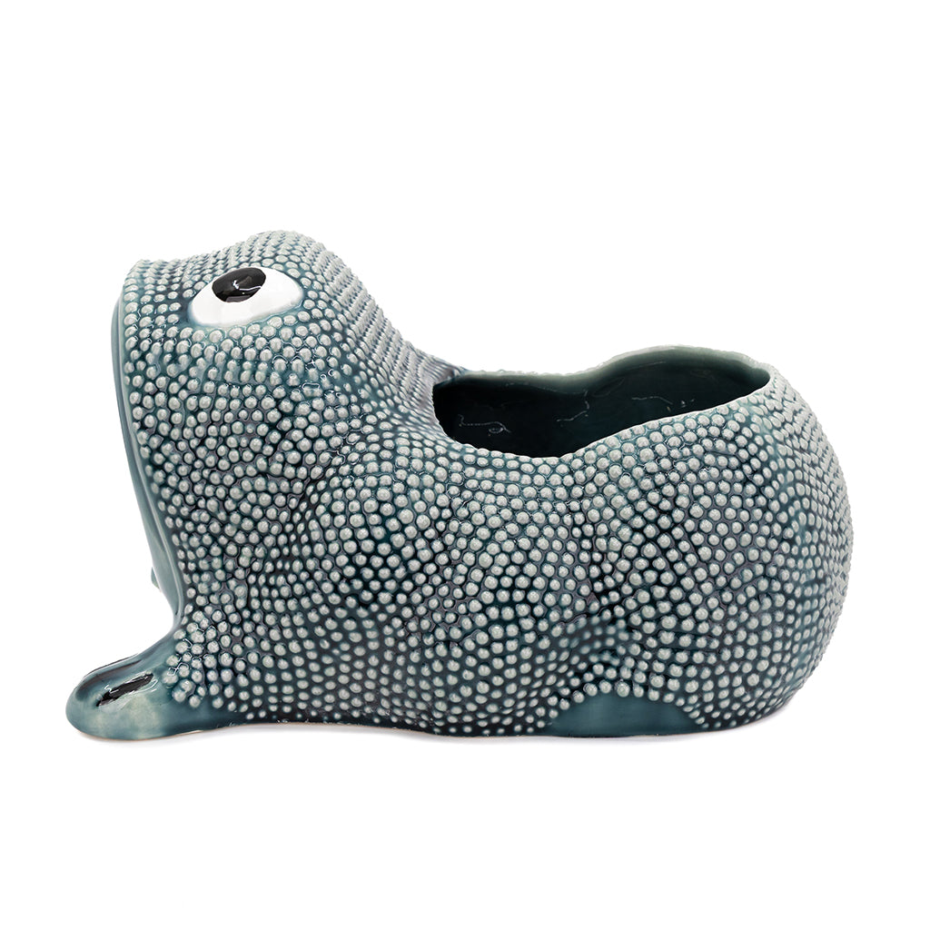 Large Ceramic Frog Cachepot – Casa Branca