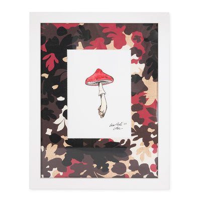 Red Mushroom with St. Moritz Verdure Camo Mat (small)