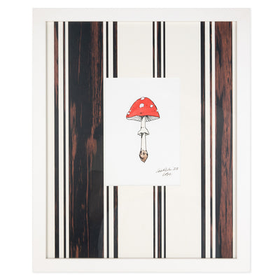 Red Spotted Mushroom on Bosco Stripe Mat