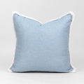 Lino Pillow with Brush Fringe