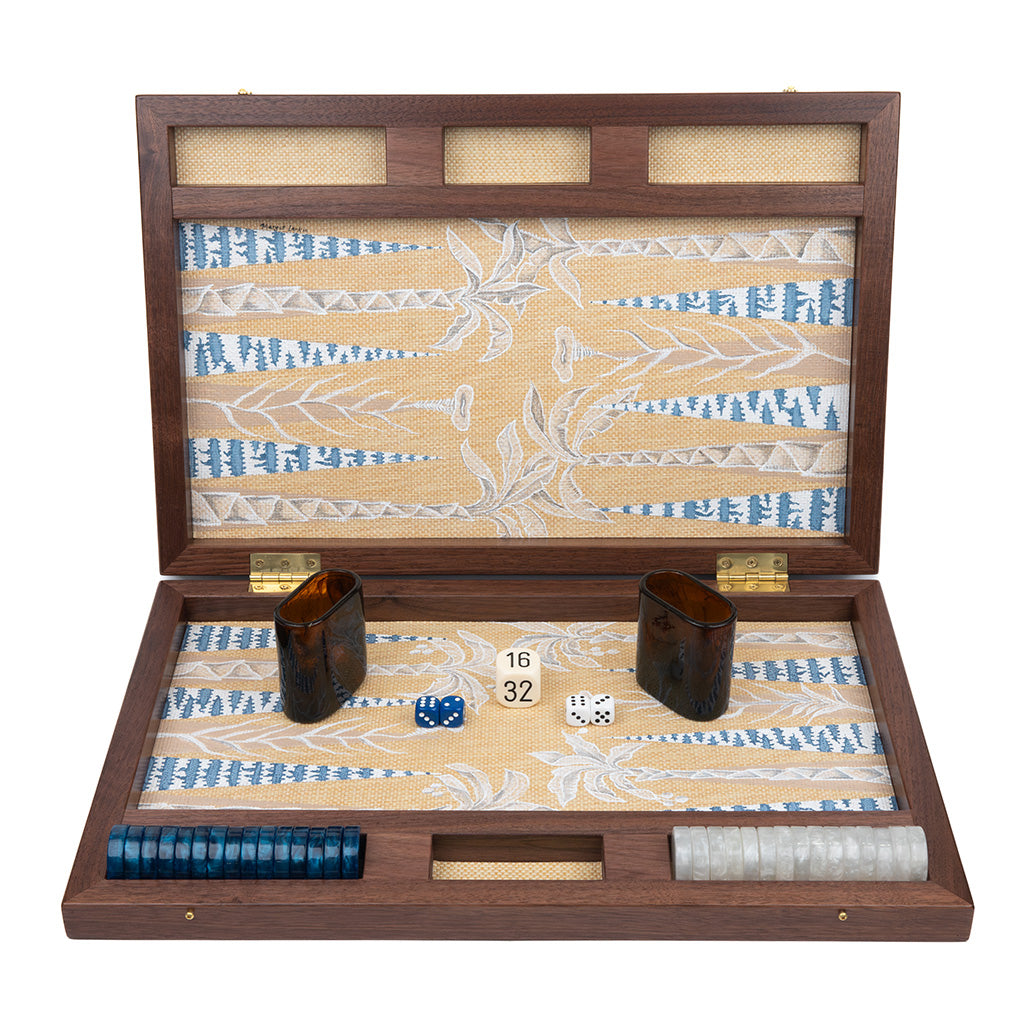 Casa Branca x Nine Fair Palm Tree Backgammon Board