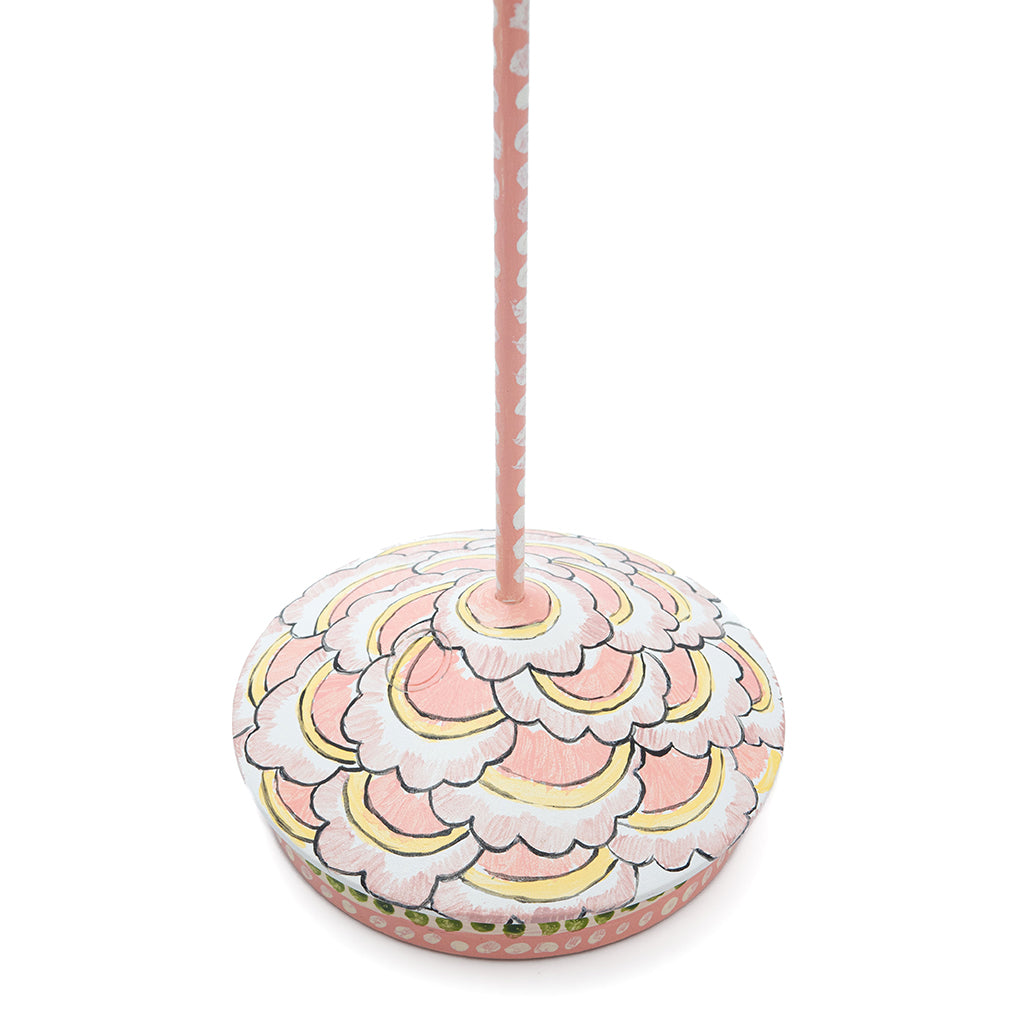 Hand-Painted Wireless Palampore Mushroom Lamp